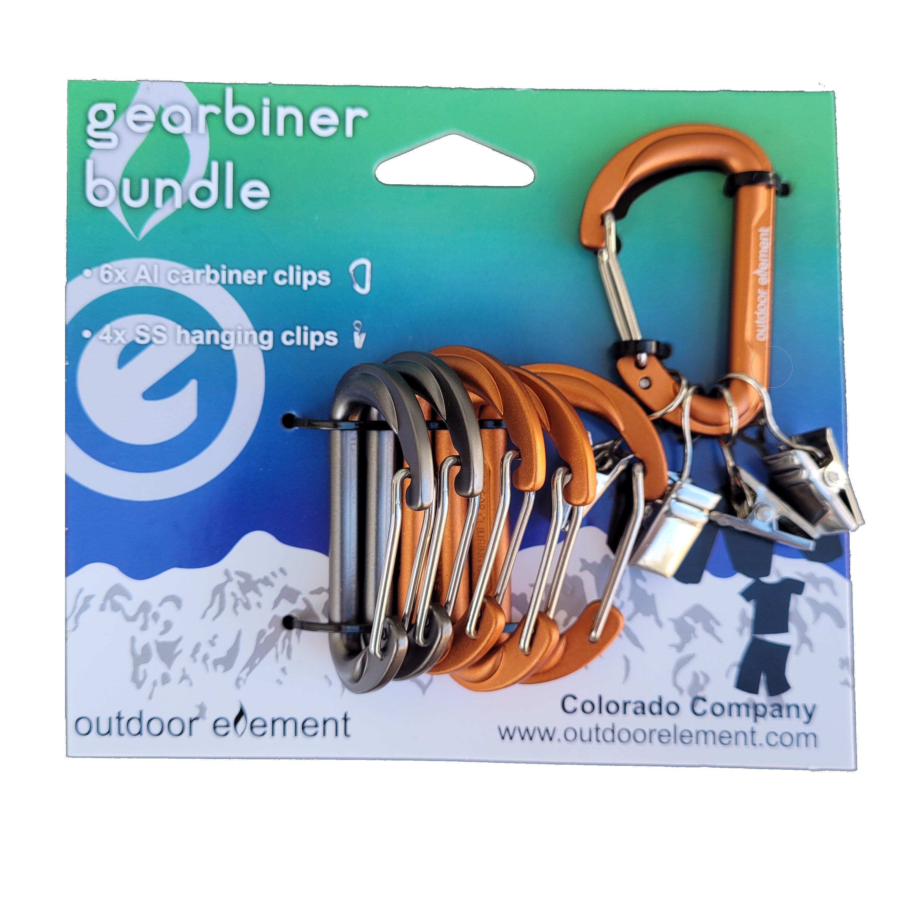 Outdoor Element Gearbiner Clip Set