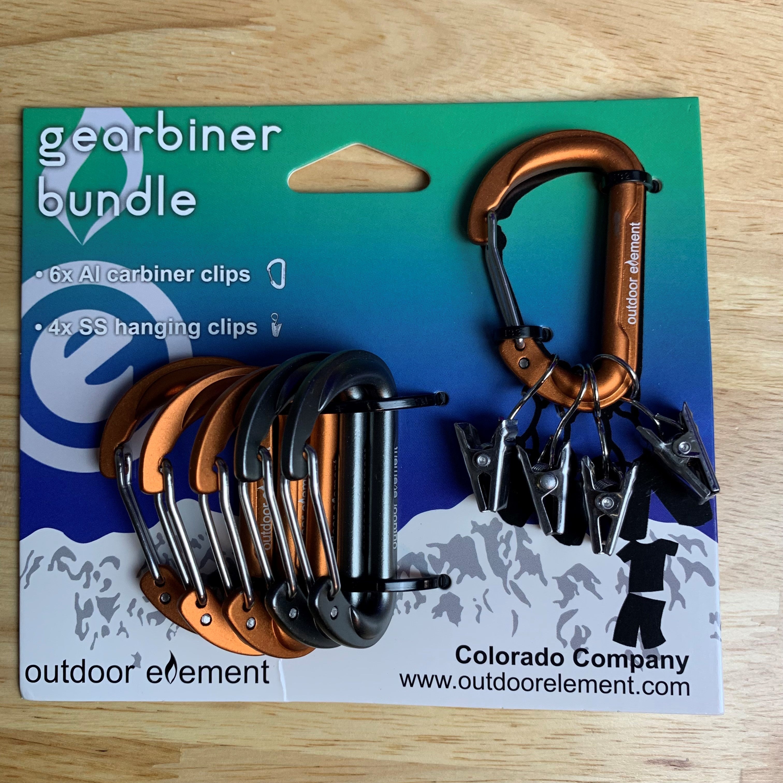 Outdoor Element Gearbiner Clip Set
