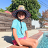 COR Surf Kids Straw Hat for Boys and Girls - Patriotic — view 3