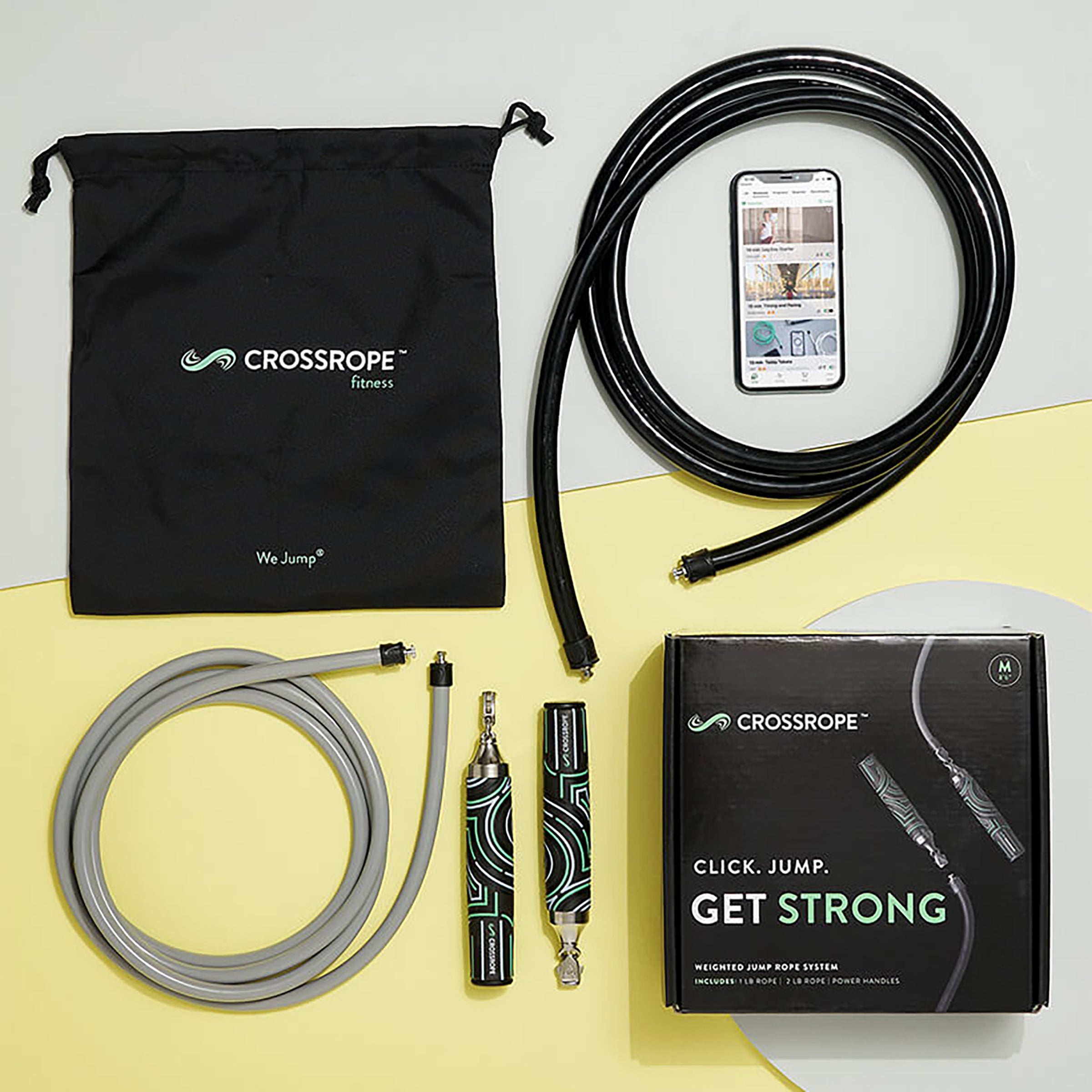 Crossrope Get Strong Weighted Jump Rope Set — product view 5