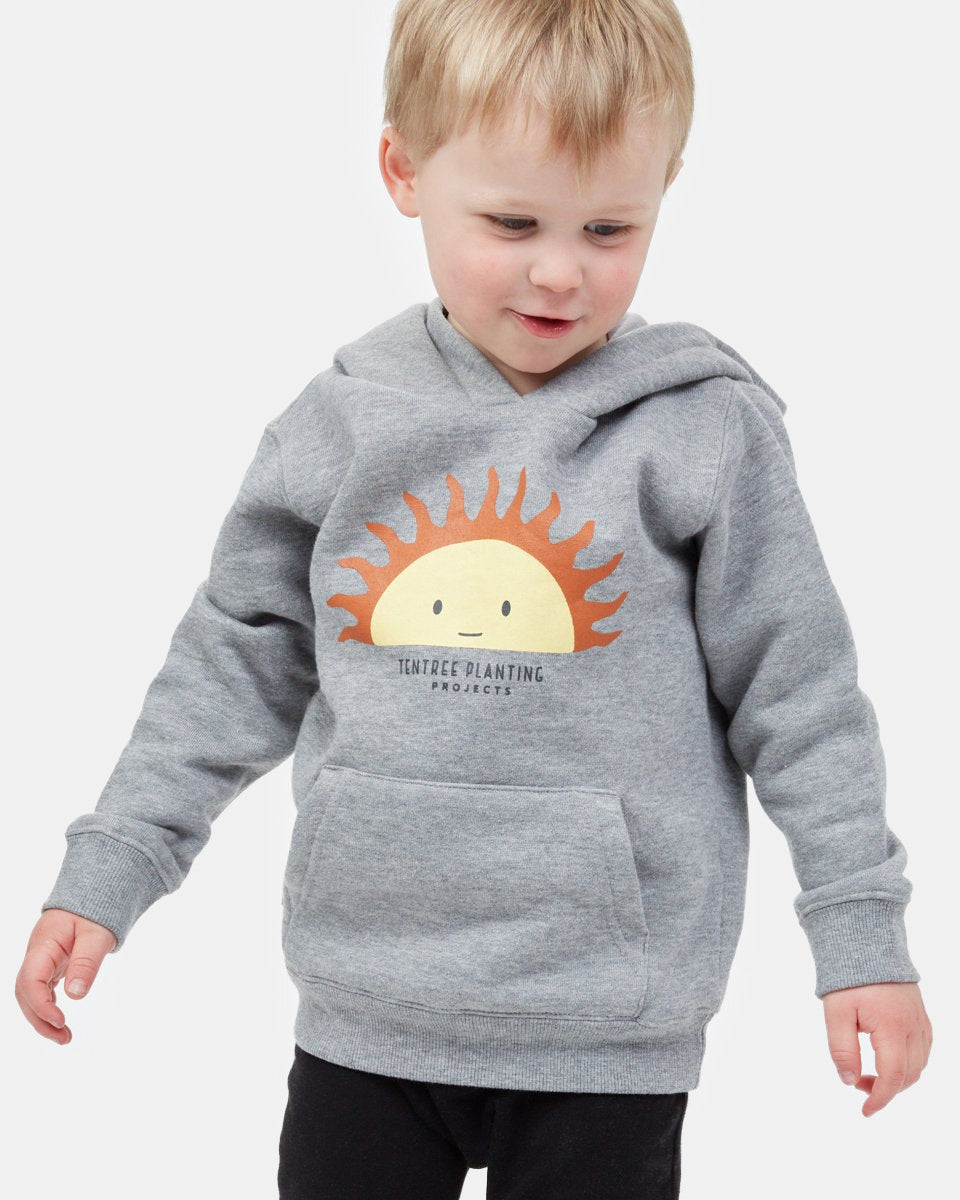 Tentree Kids Madagascar Sun Hoodie - Grey Heather