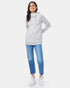 Tentree Burney Hoodie - Hi Rise Grey Space Dye
