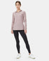 Tentree InMotion 1/4 Zip - Twilight Mauve Heather