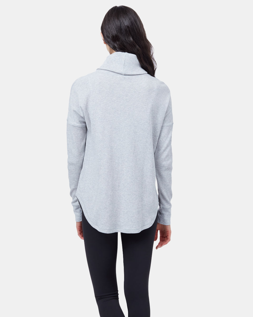 Tentree Highwood Turtleneck - Hi Rise Grey Heather