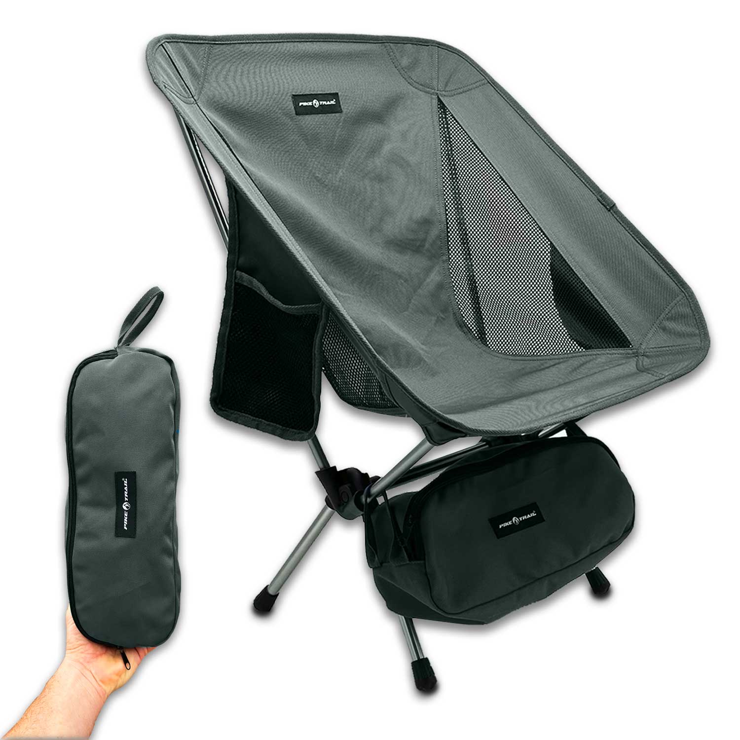 Pike Trail Ultralight Compact Outdoor Camping Tailgate Festival Beach Chair by Pike Trail