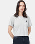 Tentree Golden Spruce Crop T-Shirt - Hi Rise Grey Heather