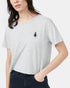Tentree Golden Spruce Crop T-Shirt - Hi Rise Grey Heather