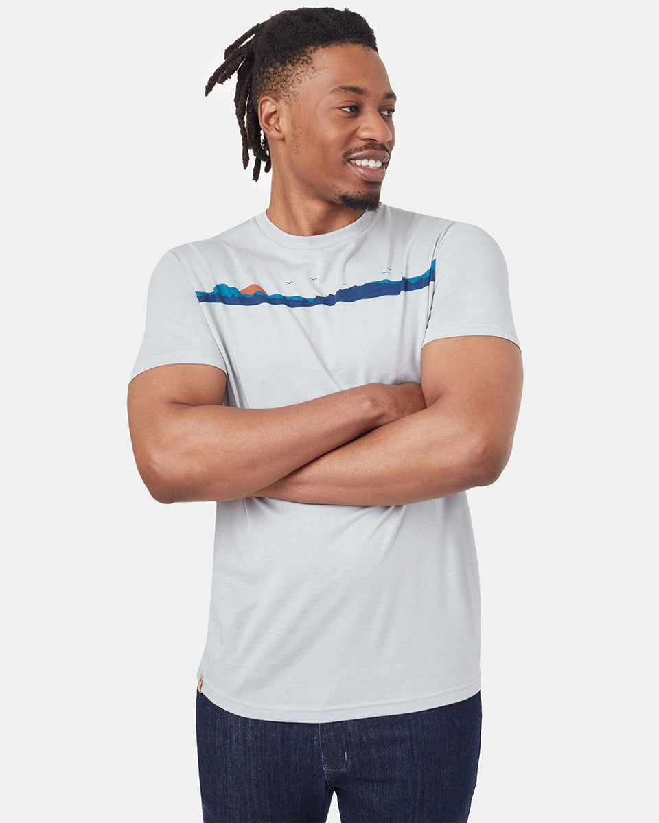 Tentree Coastal Classic T-Shirt - Grey Heather