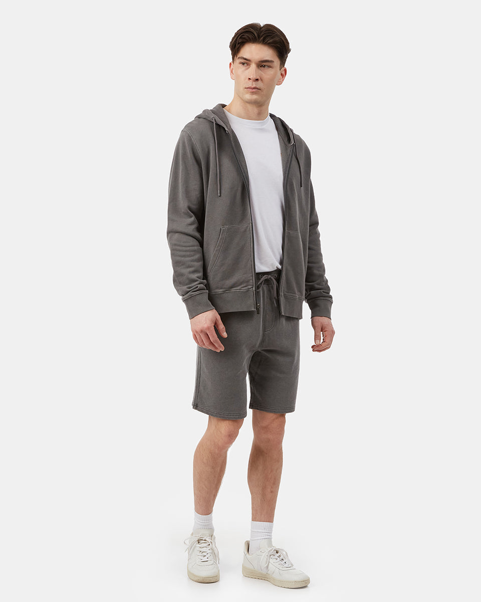 Tentree Organic French Terry Sweatshort - Granite Grey