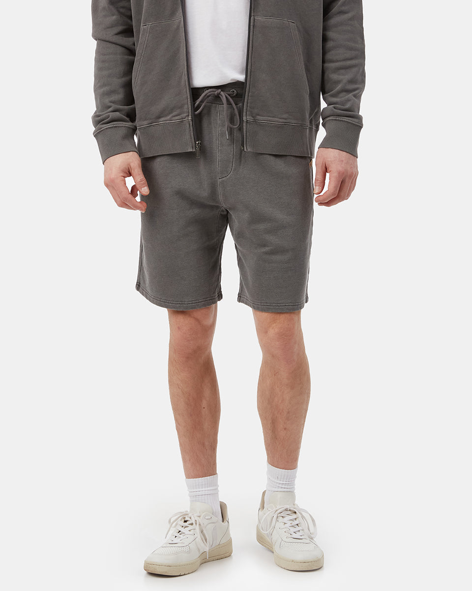 Tentree Organic French Terry Sweatshort - Granite Grey