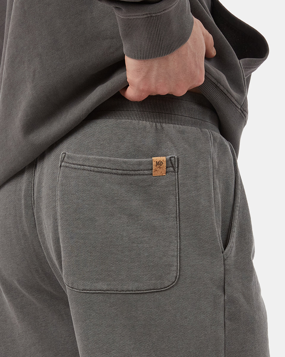 Tentree Organic French Terry Sweatshort - Granite Grey