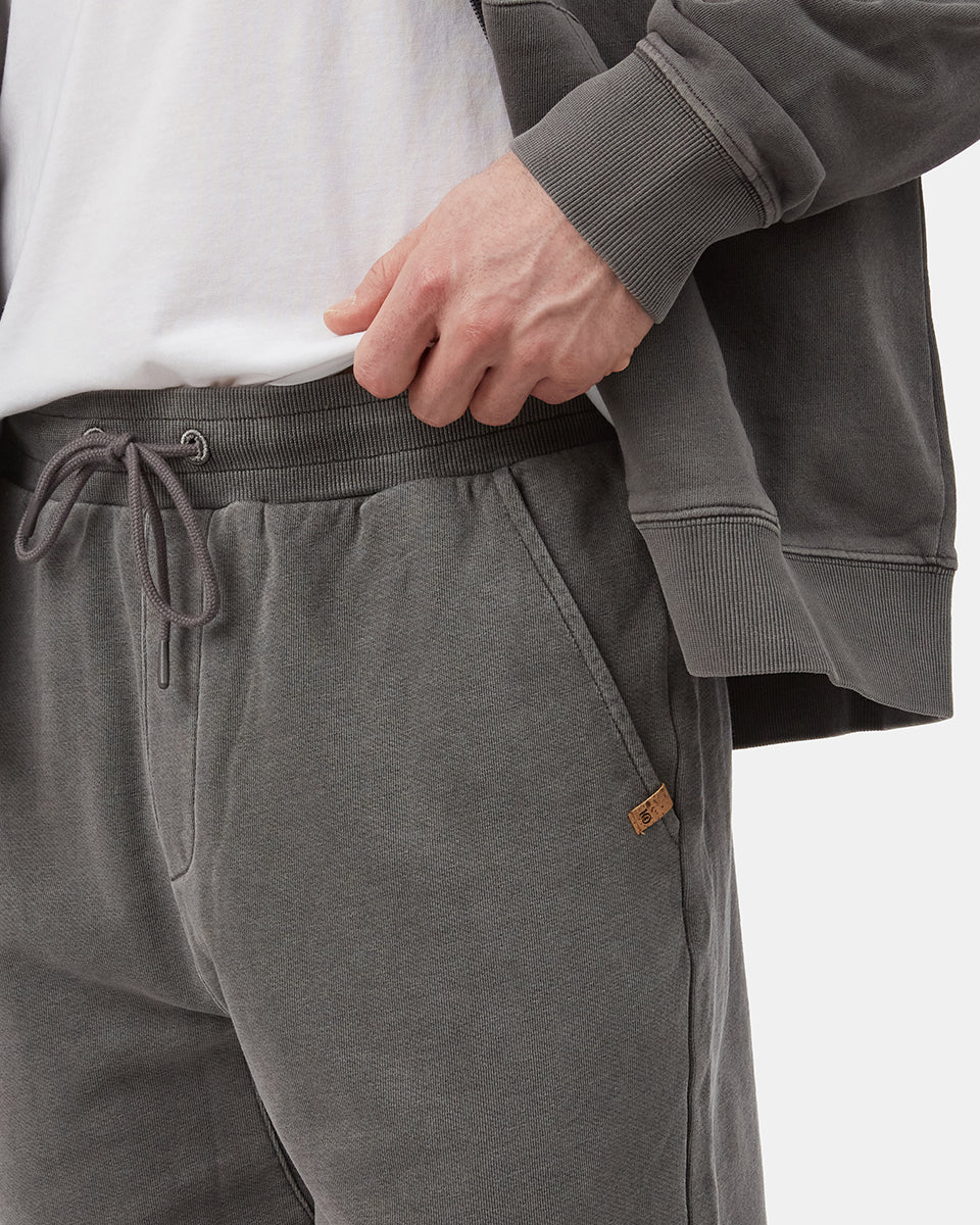 Tentree Organic French Terry Sweatshort - Granite Grey