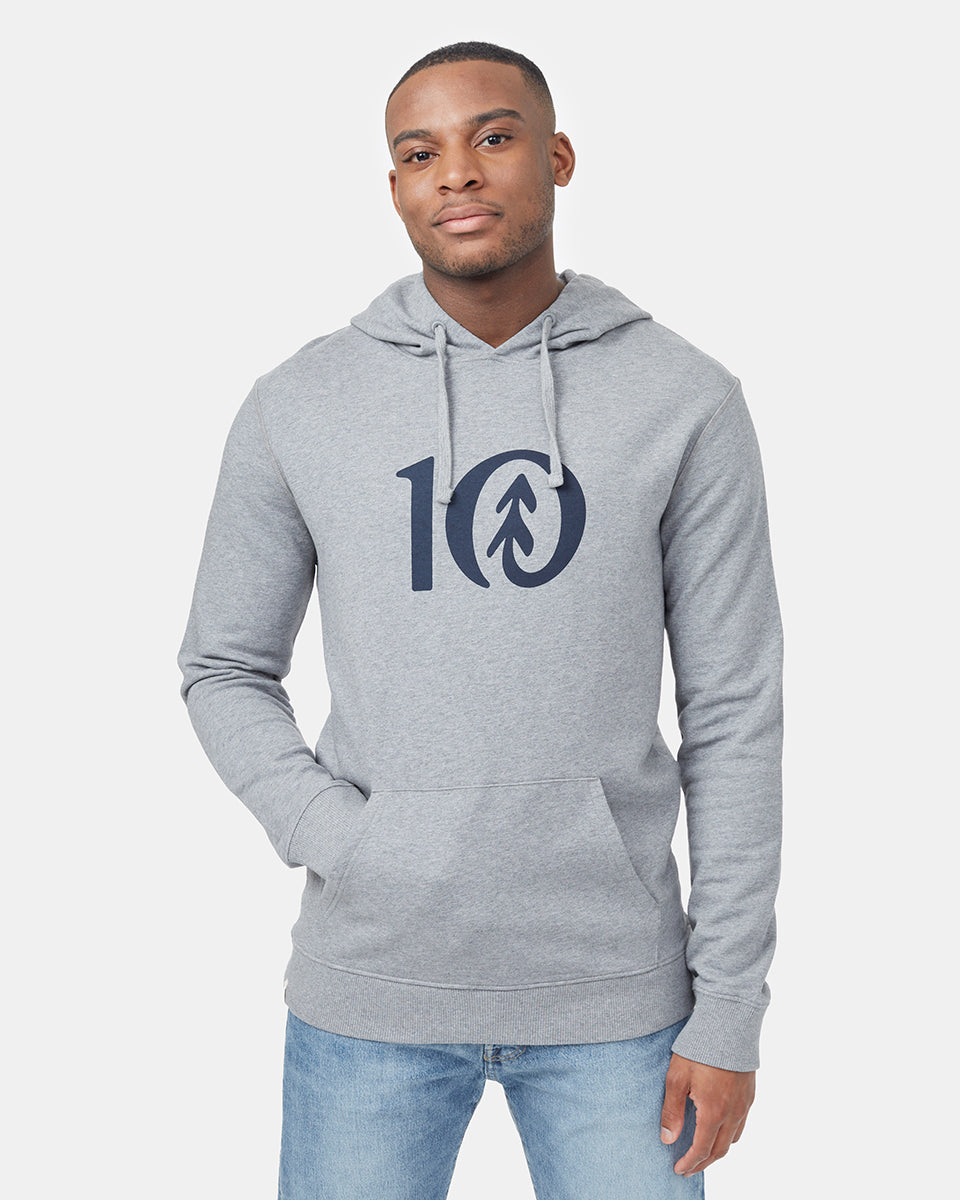 Tentree Ten Classic Hoodie - Grey Heather