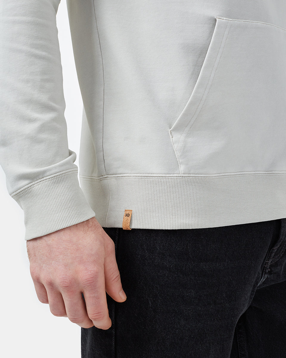 Tentree French Terry Reynard Hoodie - Silver Cloud Grey
