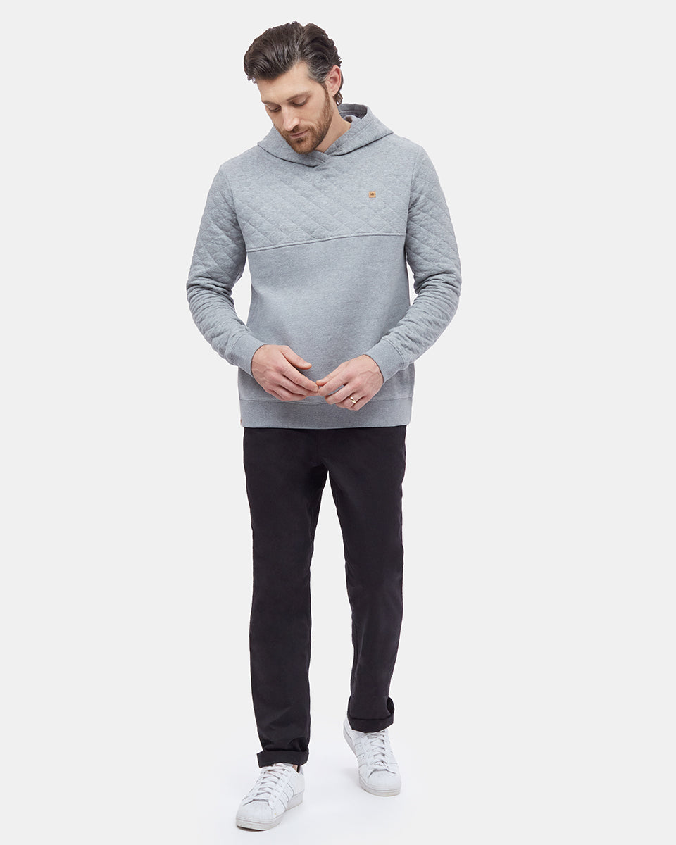 Tentree Quadra Hoodie - Grey Heather