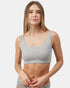 Tentree The Everyday Scoop Bralette - Medium Grey Heather