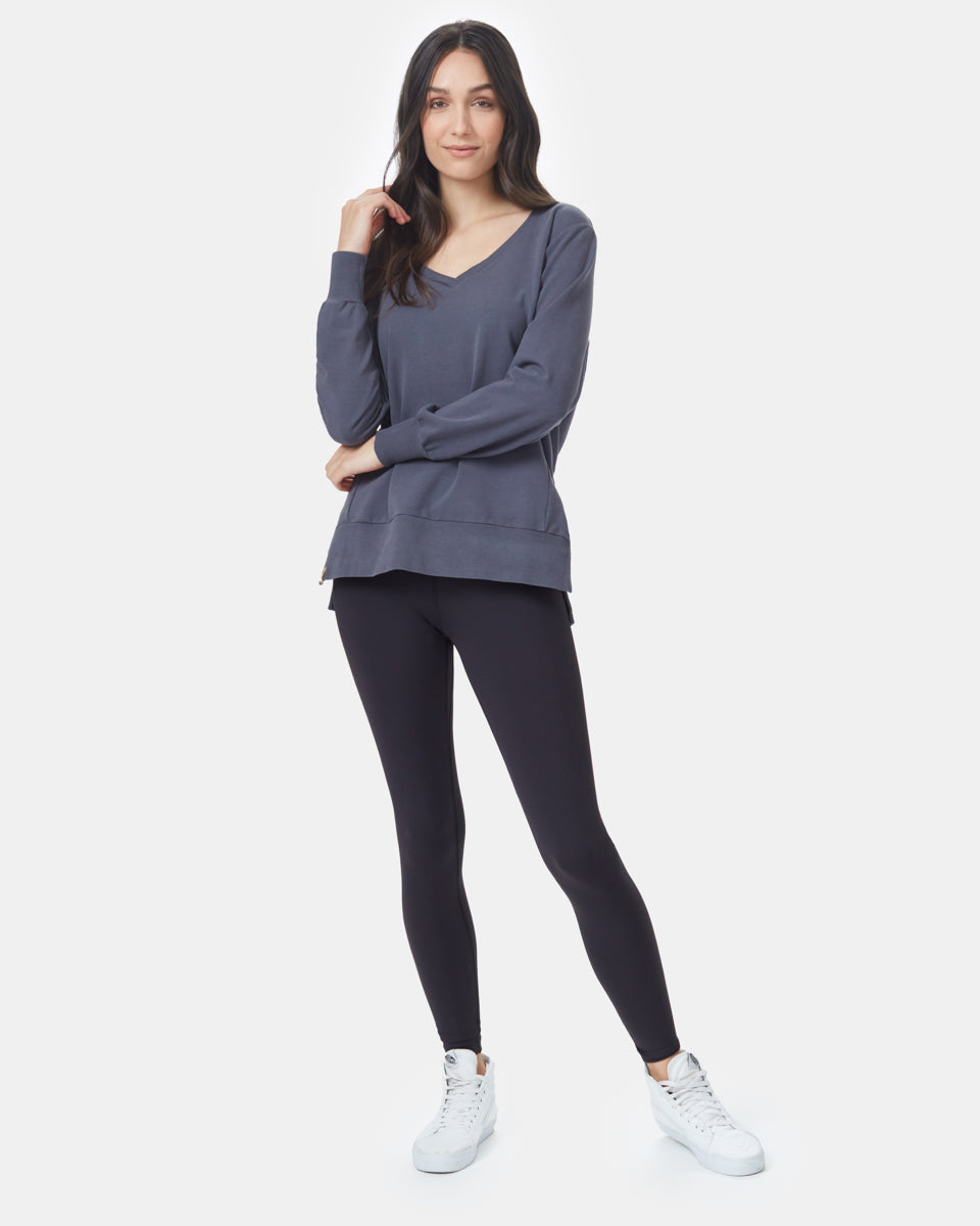 Tentree French Terry Tunic - Periscope Grey