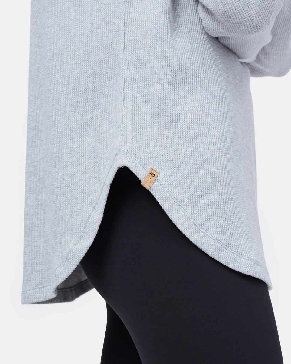 Tentree Highwood Turtleneck - Hi Rise Grey Heather