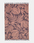 Tentree Organic Cotton Vintage Jungle Beach Blanket - Burlwood Pink_Periscope Grey