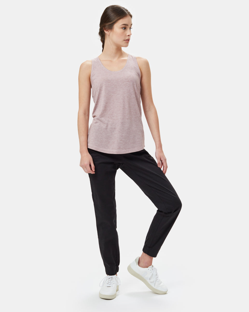 Tentree Women's inMotion Racerback Tank - Twilight Mauve Heather