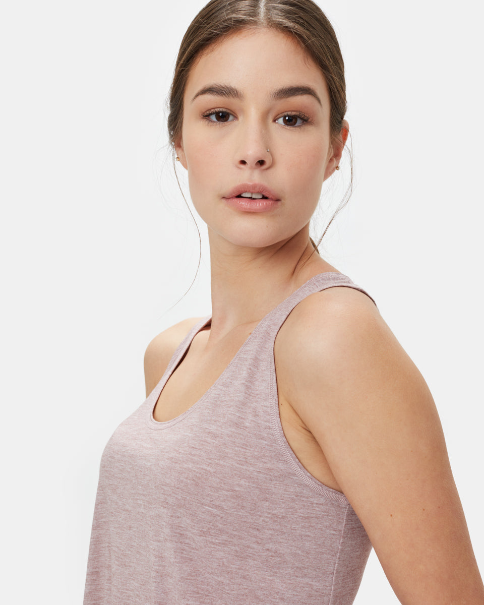Tentree Women's inMotion Racerback Tank - Twilight Mauve Heather