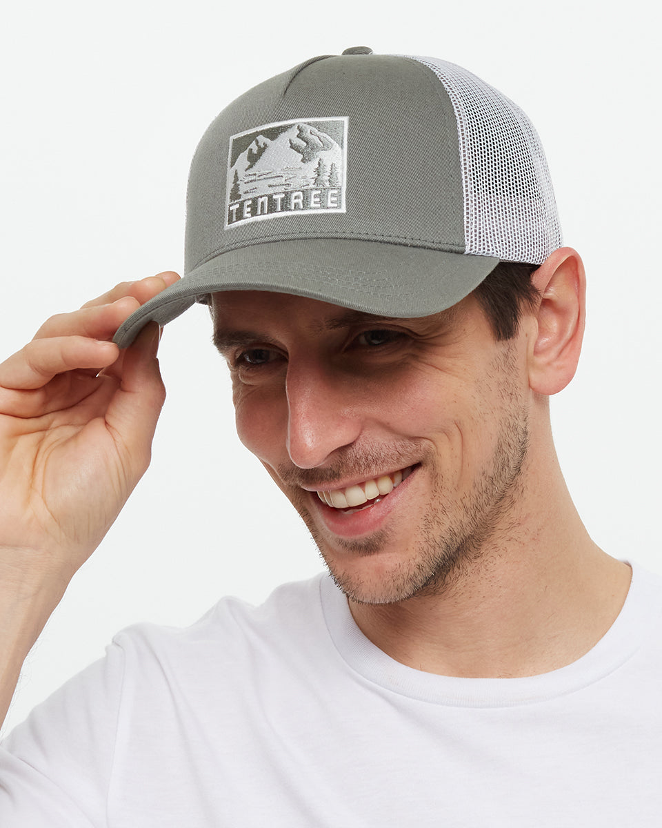 Tentree Adventure Patch Altitude Hat - Agave Green Deep Agave