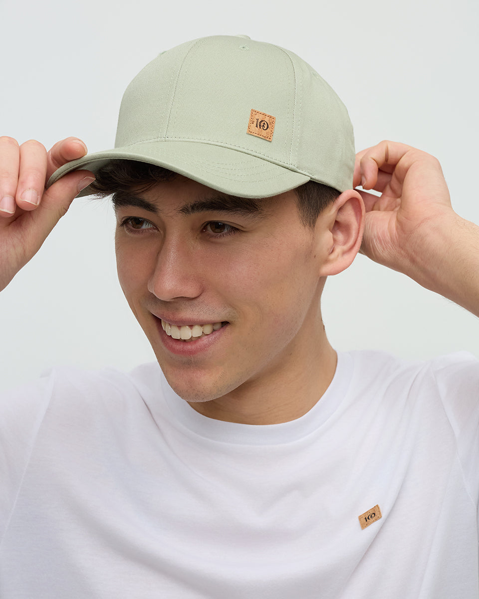 Tentree Cork Icon Elevation Hat - Light Moss