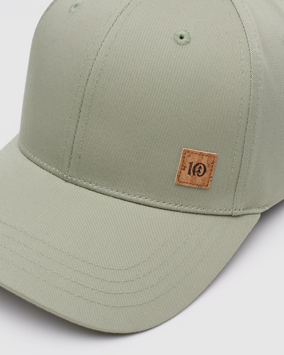 Tentree Cork Icon Elevation Hat - Light Moss