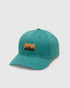 Tentree Juniper Cork Patch Elevation Hat - Tidal Teal Cork Patch