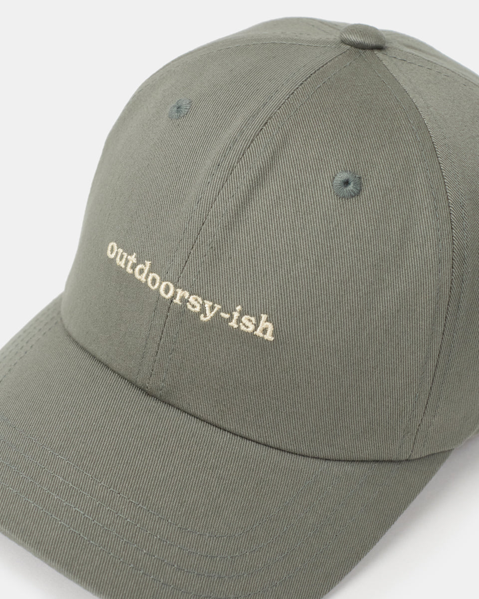 Tentree Slogan Peak Hat - Agave Green Outdoorsy-Ish