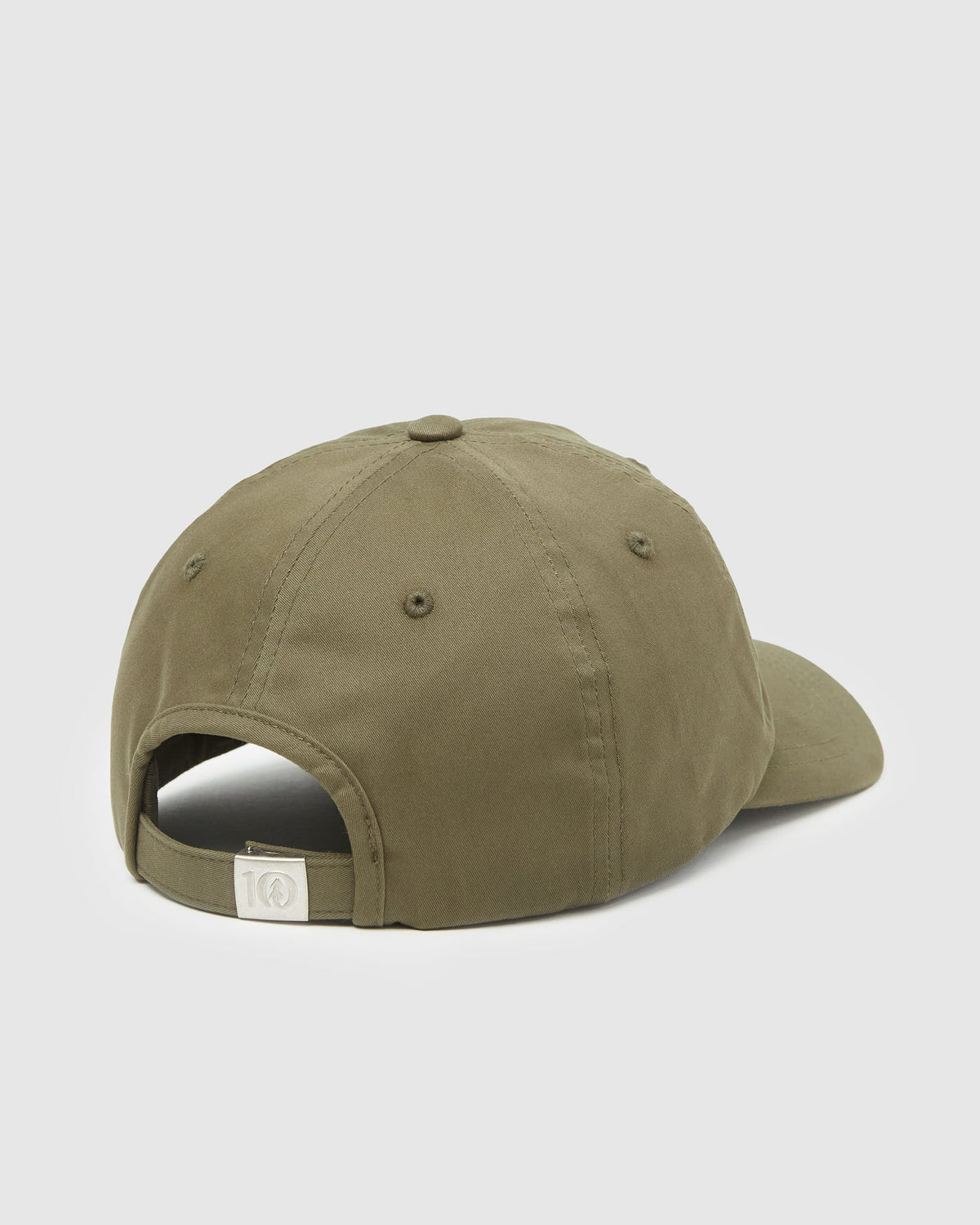 Tentree Golden Forest Peak Hat - Olive Night Green White