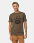 Tentree Men's Bear Claw T-Shirt - Tundra Heather Meteorite Black