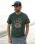 Tentree Men's Bear Claw T-Shirt - Forest Pine Heather Birchwood