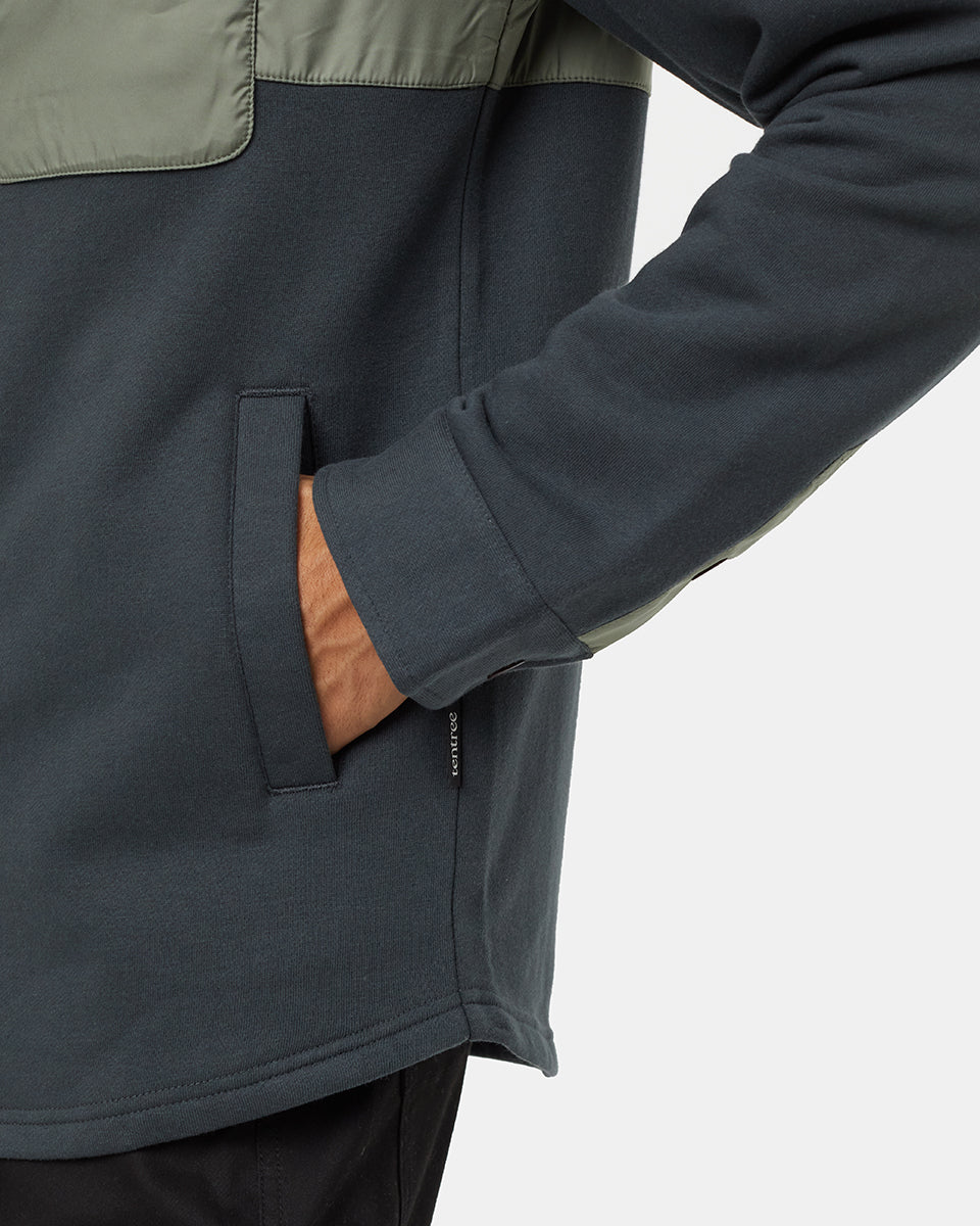 Tentree Men's Coves Overshirt - Forest River Green Agave Green-E