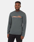 Tentree Men's Artist Series Landscape Longsleeve - Light Urban Green Copper Brown