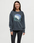 Tentree Women's Twilight Forest Crew - Forest River Green Frosty Green