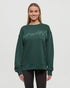 Tentree Women's Juniper Outline Crew - Forest Pine Jade