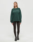 Tentree Women's Juniper Outline Crew - Forest Pine Jade