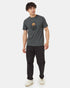 Tentree Men's Path Less Travelled T-Shirt - Urban Green Meteorite Black