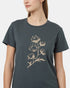 Tentree Women's Cotton Botanical T-Shirt - Urban Green Plaza Taupe