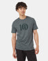 Tentree Men's Woodgrain Ten T-Shirt - Urban Green Heather Dark Tonal Green