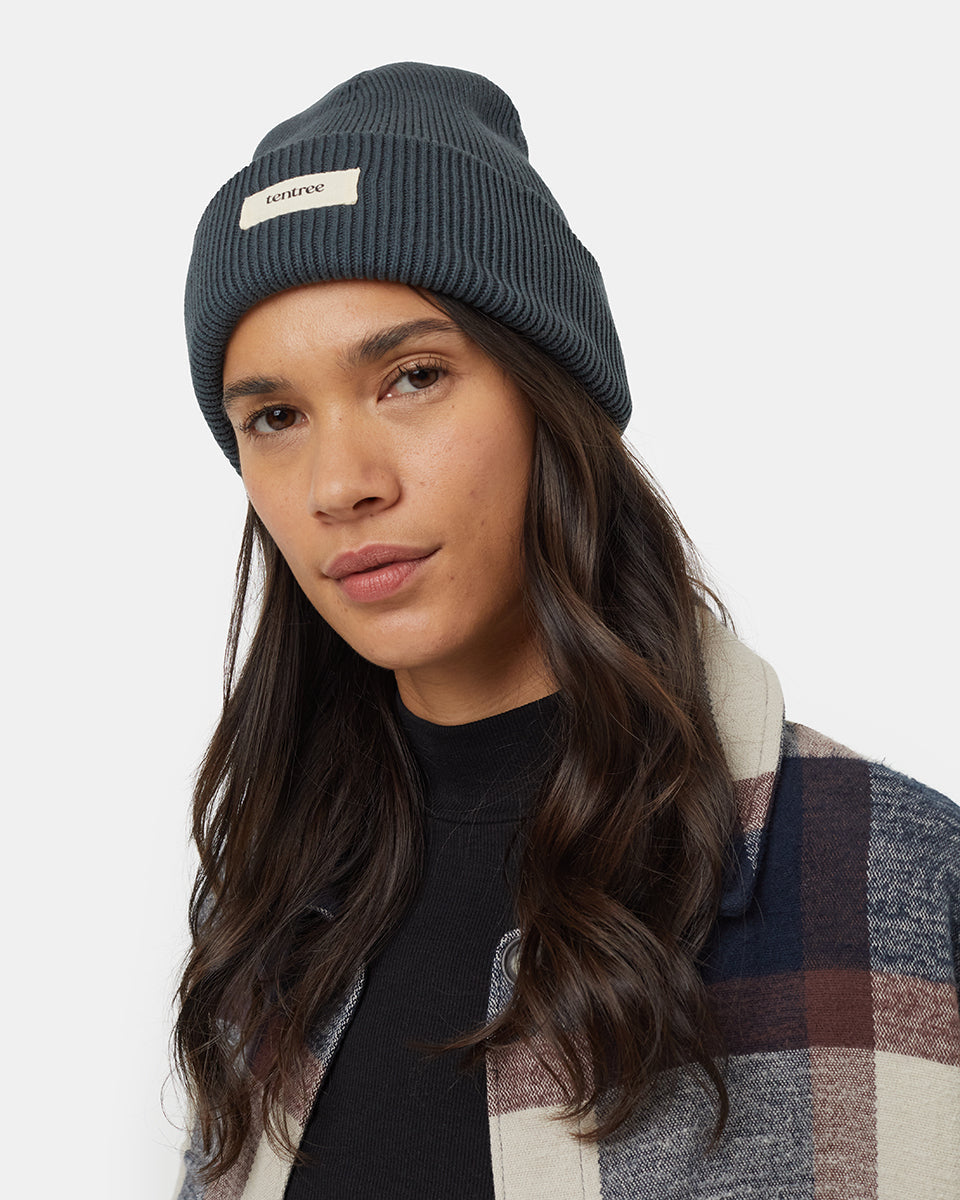 Tentree Alden Beanie - Forest River Green