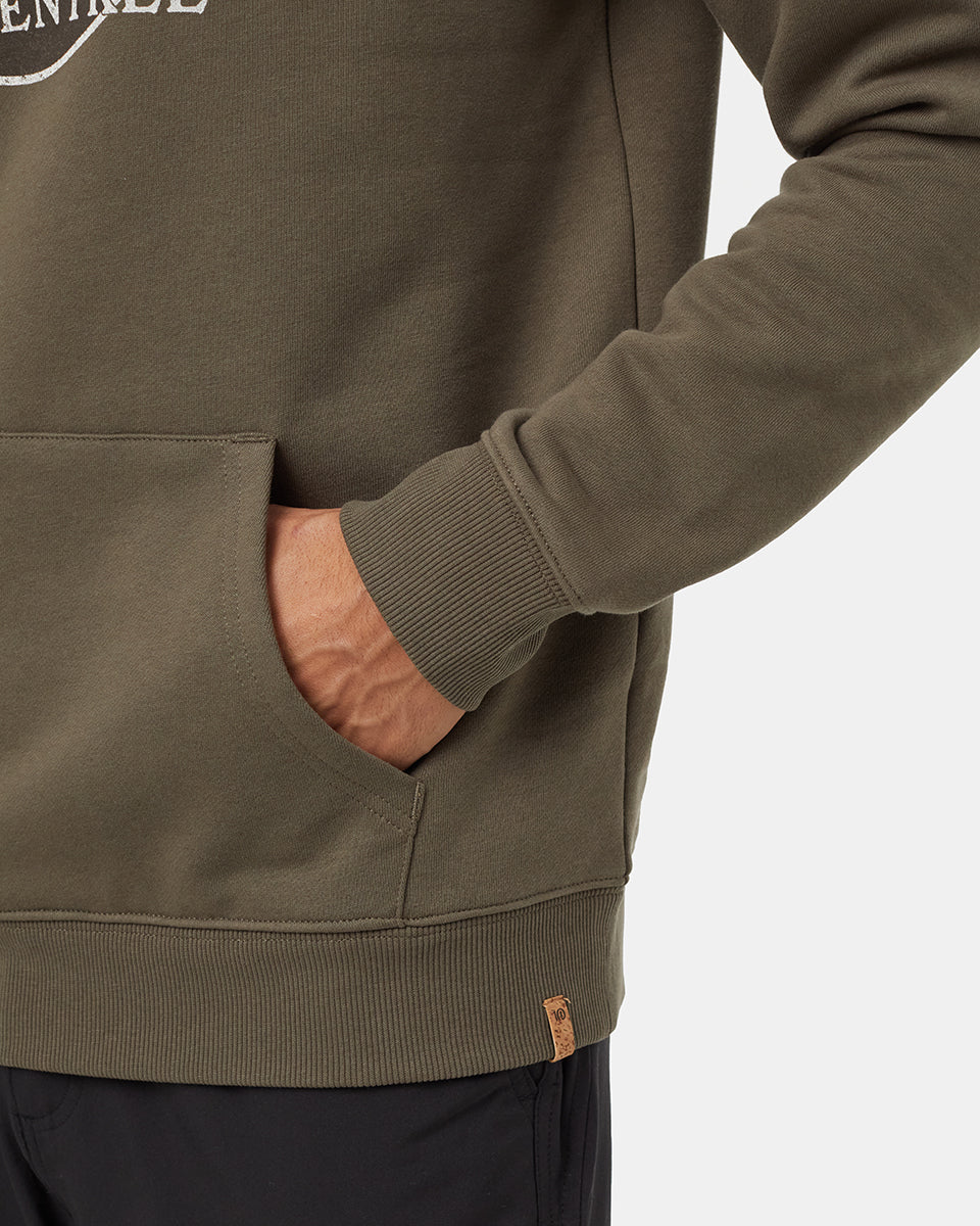 Tentree Men's Peaks Portal Hoodie - Tundra Vintage White
