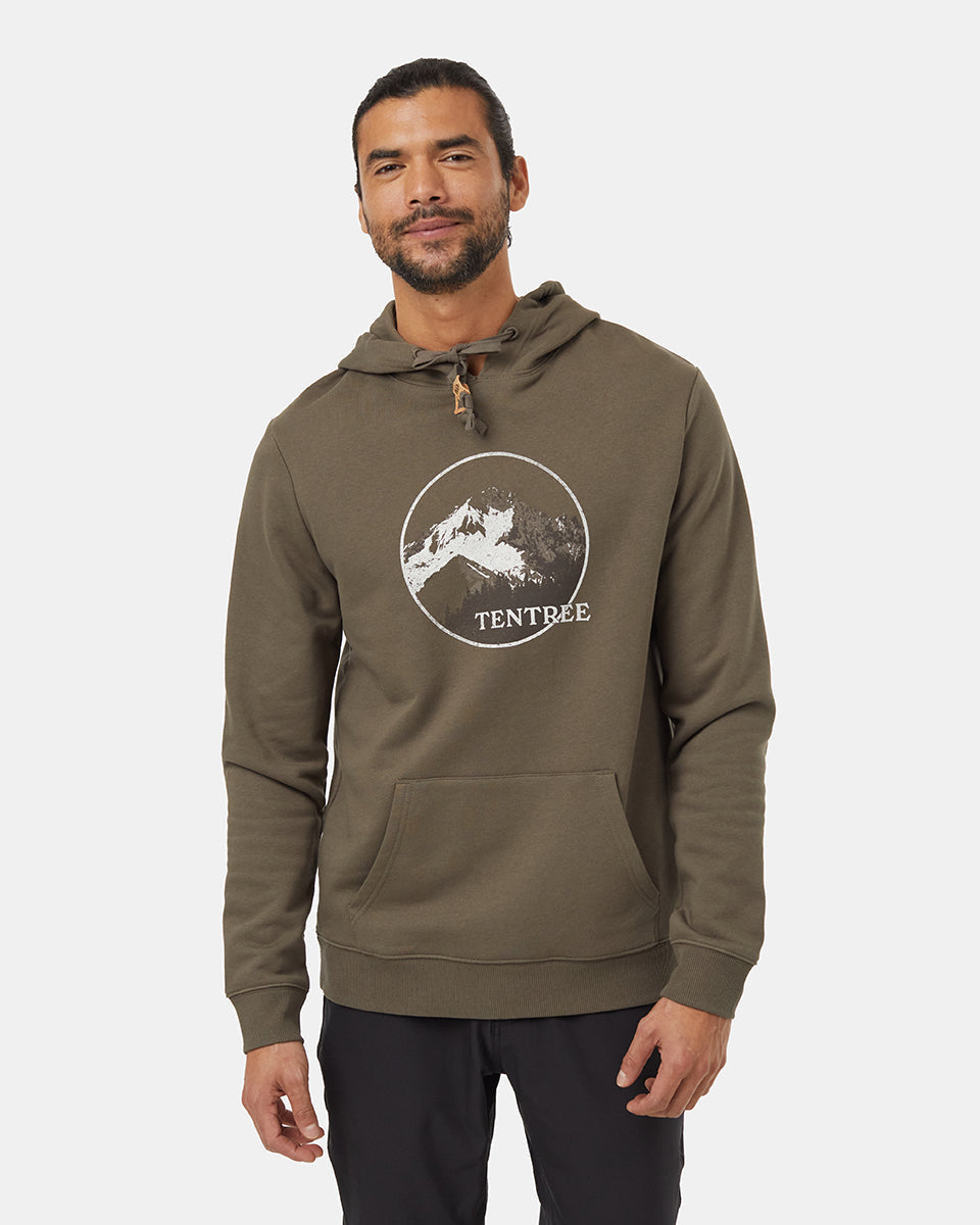 Tentree Men's Peaks Portal Hoodie - Tundra Vintage White