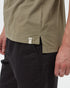 Tentree Men's Regenerative Cotton Step Hem T-Shirt - Deep Lichen Green