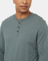 Tentree Men's SoftTerry Light Placket Crew - Light Urban Green