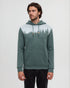 Tentree Men's Juniper Hoodie - Pine Green Heather White