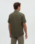 Tentree Men's Dundas Shirt - Deep Olive Double Stripe