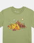 Tentree Kids Camping T-Shirt - Light Sage Heather Mimosa