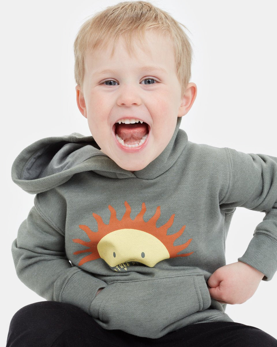 Tentree Kids Madagascar Sun Hoodie - Agave Green Heather